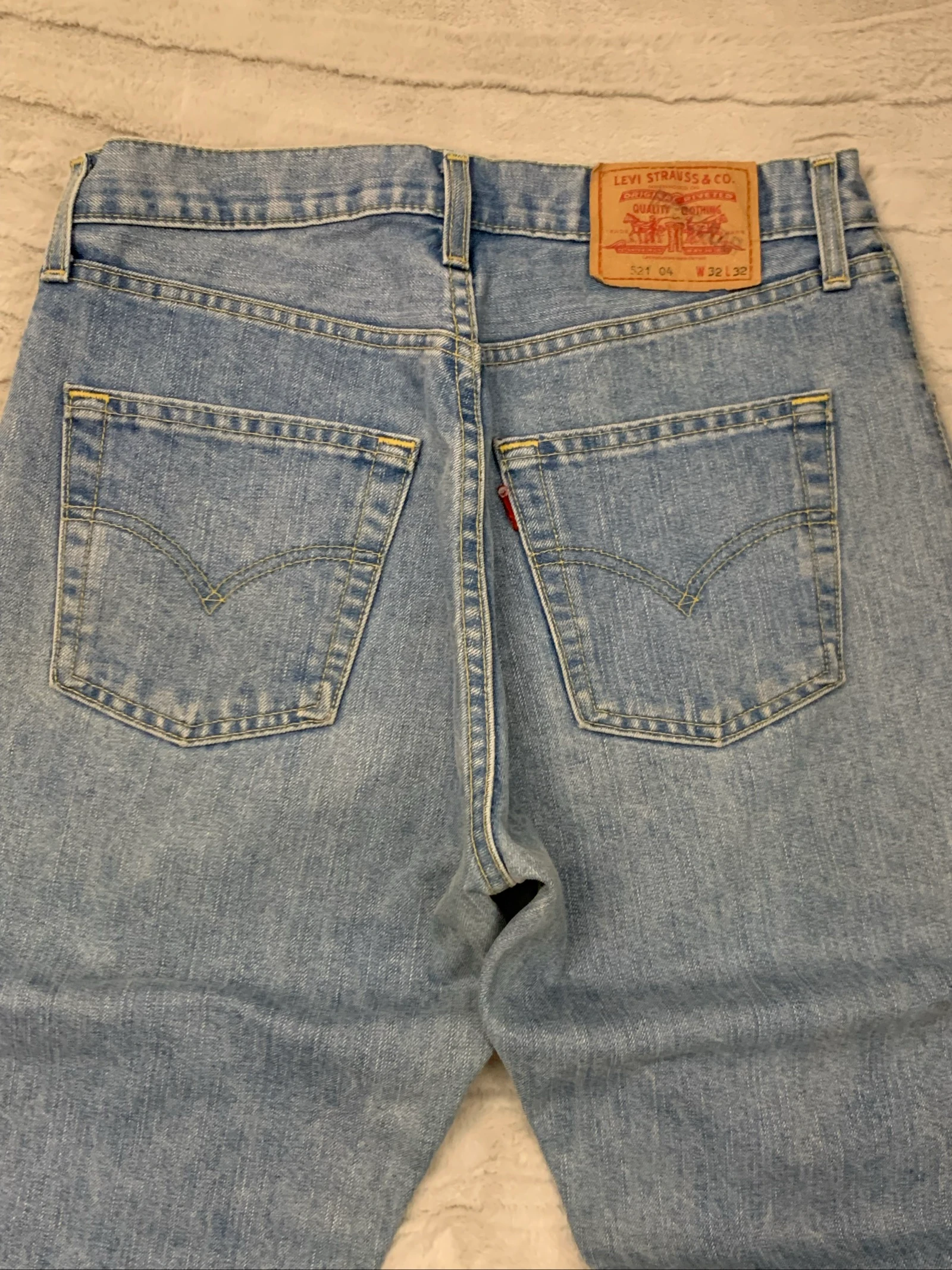 Levi’s Heren Lichtblauwe Rechte Been Jeans W32 L32 Denim Klassiek – photo 11